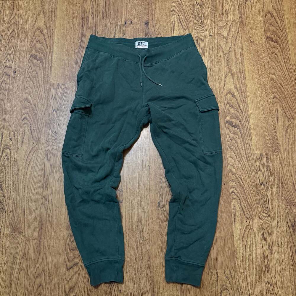 Lands’ End Slim Fit Cargo Stil Jogginghose